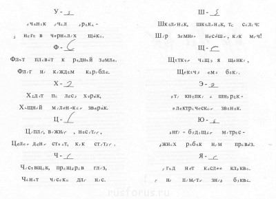 Шаг второй.<br />Все гласные заменены на фонки.<br />Окончание.